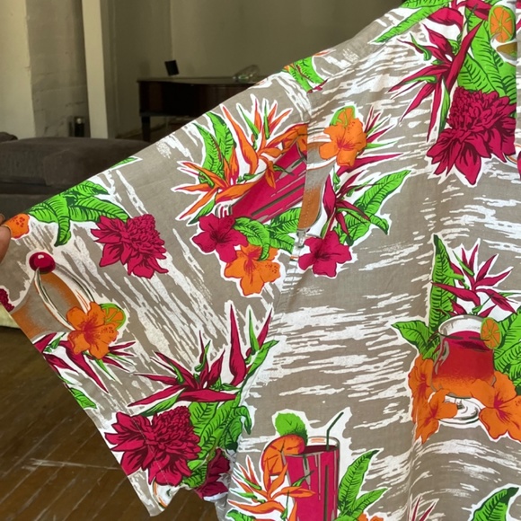 King size 6X short sleeve button down shirt - Picture 2 of 7